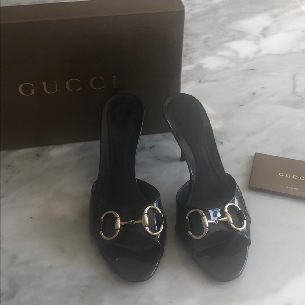 Gucci heel with horsebit